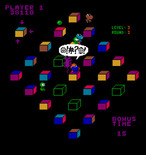 Q*bert's Qubes for Arcade - The rat and other creatures got me!