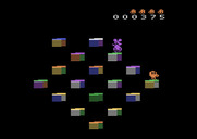 Q*bert's Qubes for Atari 2600 - The rat is chasing me again!