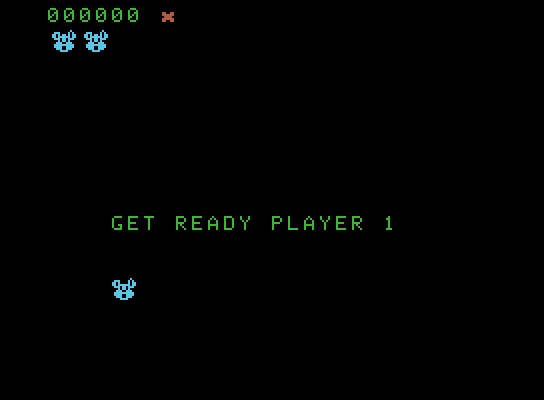 Mouse Trap ColecoVision Screenshot: Ready player 1?