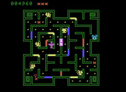 Mouse Trap for ColecoVision - Eating cheese...but watch out for that hawk!