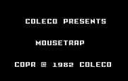 Mouse Trap for Intellivision - Title screen.