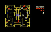 Mouse Trap for Intellivision - Chasing cats as the dog...