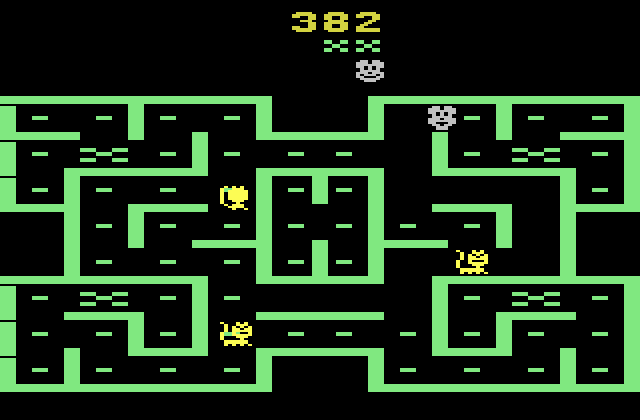 Mouse Trap Atari 2600 Screenshot: On to the next round...