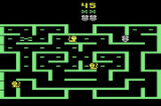Mouse Trap for Atari 2600 - Only a few dots left in the maze...