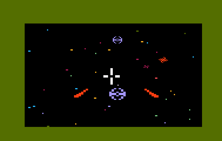 Space Spartans Intellivision Screenshot: Fire!