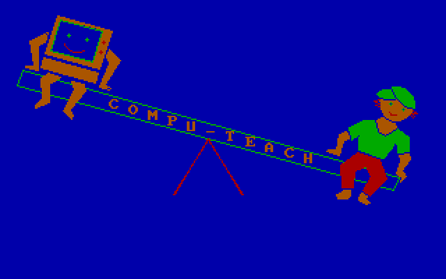 Signplay IBM PC/Compatibles Screenshot: Compu-Teach logo.