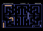 Serpentine for Atari 8-bit - Level 3 start.