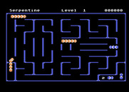Serpentine for Atari 8-bit - Game start.