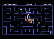 Serpentine for Atari 8-bit - Eggs can hatch into new snakes.