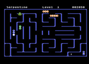 Serpentine for Atari 8-bit - Level 1 in progress...