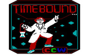 Timebound for IBM PC/Compatibles - Title screen.