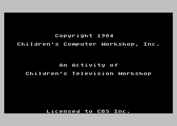 Timebound Atari 8-bit Screenshot: Title screen 2.