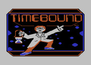 Timebound for Atari 8-bit - Title screen.
