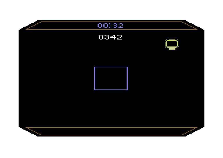 Timebound Commodore 64 Screenshot: I'm almost out of time!