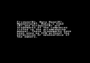 Timebound for Commodore 64 - Trademark information.