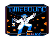 Timebound for TRS-80 Color Computer - Title screen.