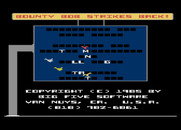 Bounty Bob Strikes Back! for Atari 5200 - The title screen is assembled letter by letter.