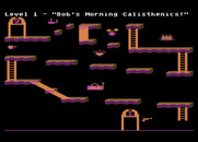 Bounty Bob Strikes Back! for Atari 8-bit - Start of the first level.