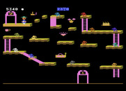 Bounty Bob Strikes Back! for Atari 8-bit - Slowly claiming the mine.