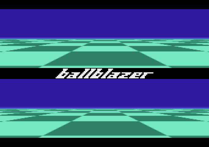Ballblazer Atari 5200 Screenshot: Title screen.