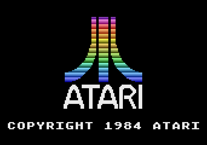 Ballblazer Atari 5200 Screenshot: Atari logo.