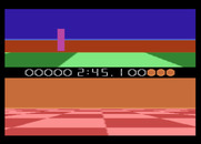 Ballblazer for Atari 7800 - The screen flashes different colors when someone scores.