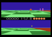 Ballblazer for Atari 7800 - Those are the goal posts on the right...