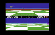Ballblazer for Commodore 64 - There's the goal!