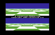 Ballblazer for Commodore 64 - Starting screen.