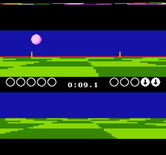 Ballblazer for NES / Famicom - Top player about to score...