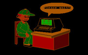 Joshua's Reading Machine: Children's Songs for IBM PC/Compatibles - The game loading screen.