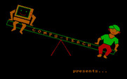 Joshua's Reading Machine: Children's Songs for IBM PC/Compatibles - Compu-Teach logo screen.