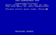 Labyrinth for IBM PC/Compatibles - Each maze has its own high score table.