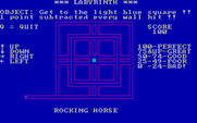 Labyrinth for IBM PC/Compatibles - Starting the first maze.
