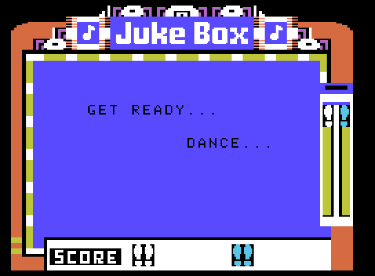 Jukebox ColecoVision Screenshot: Get ready...dance!
