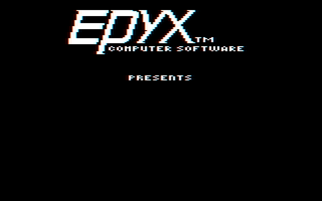 The World's Greatest Baseball Game (Enhanced Version) IBM PC/Compatibles Screenshot: Epyx logo screen.