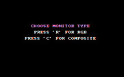 The World's Greatest Baseball Game (Enhanced Version) for IBM PC/Compatibles - Choose a monitor type.