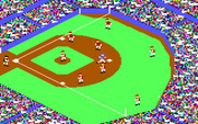 The World's Greatest Baseball Game (Enhanced Version) for IBM PC/Compatibles - A hit! The batter runs to second...
