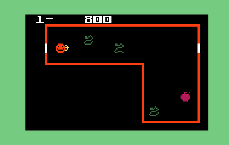 Venture Intellivision Screenshot: Watch out for snakes!