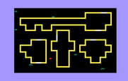 Venture for Intellivision - Start of level three.