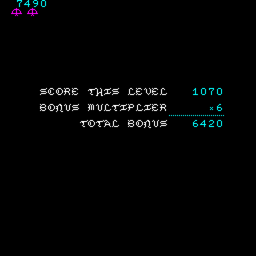 Venture Arcade Screenshot: Level complete!