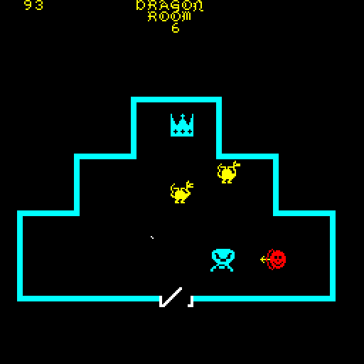 Venture Arcade Screenshot: A tough opponent appears, I'm in trouble!
