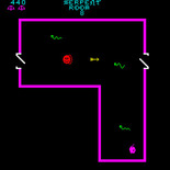 Venture for Arcade - Shooting an arrow at a snake...