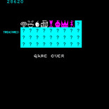 Venture for Arcade - Game over.