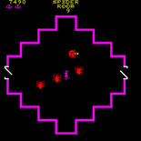 Venture for Arcade - Avoid the giant spiders...