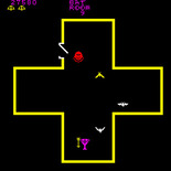 Venture for Arcade - A treasure at the bottom of this cross shaped room!