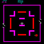 Venture for Arcade - Time to dodge the moving red walls to pick up a diamond...