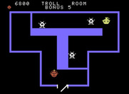 Venture for ColecoVision - I can't reach the treasure! Or is there a trick to this room?