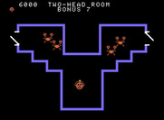 Venture for ColecoVision - Each room has different dangers, here two-headed monsters get in the way...