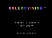 Venture for ColecoVision - Title screen.